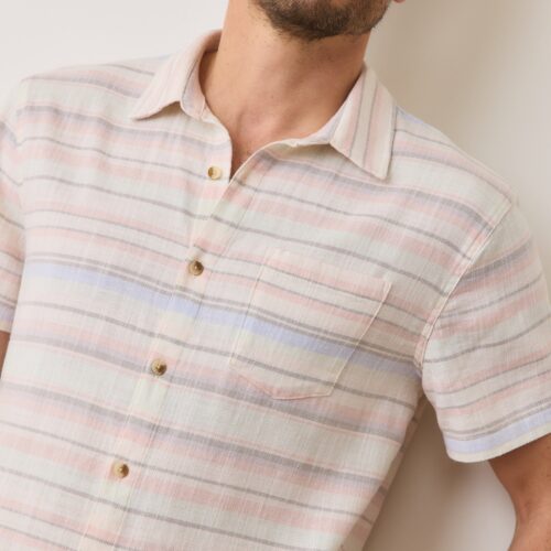 Stretch Selvage Short Sleeve Shirt