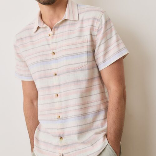 Stretch Selvage Short Sleeve Shirt