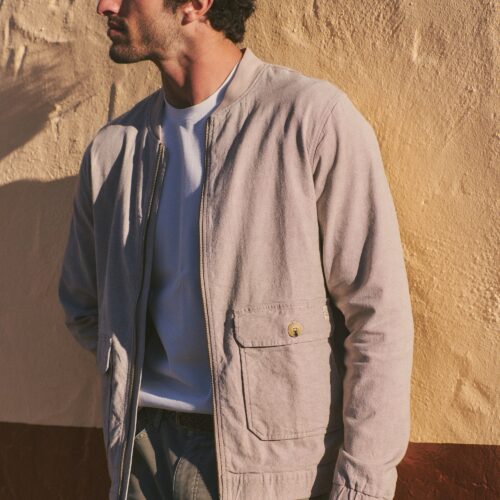 Hemp Bomber Jacket