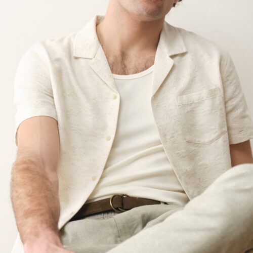 Elio Jacquard Resort Shirt