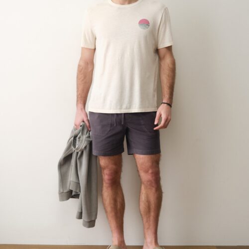 Hemp Cotton Relaxed Graphic Tee