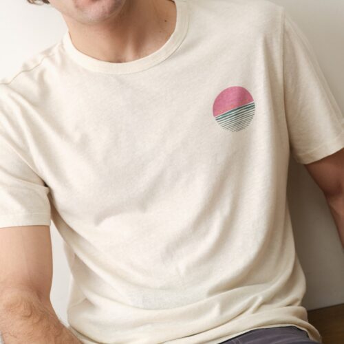 Hemp Cotton Relaxed Graphic Tee