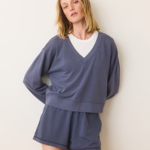 Cloud 9 Terry V-Neck Sweatshirt
