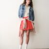 Lea Poplin Mini Skirt