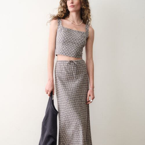 Avery Hemp Midi Skirt