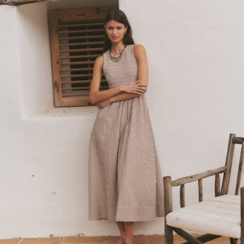 Darcy Seersucker Maxi Dress