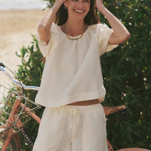 Rosa Linen Top