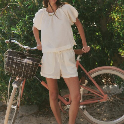 Linen Drawstring Short